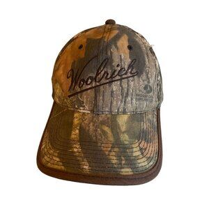 Woolrich Woodland Camouflage Camo Baseball Hat Cap Adjustable